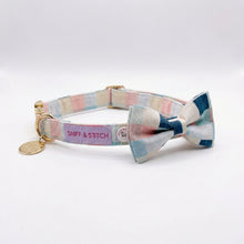 Load image into Gallery viewer, Comfy Cotton Checkered Collar & Bow Tie