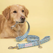 Load image into Gallery viewer, Comfy Cotton Blue Tartan Lead