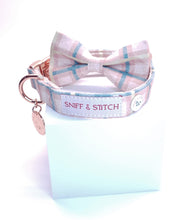 Load image into Gallery viewer, Comfy Cotton Candy Collar & Bow Tie