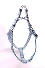 Load image into Gallery viewer, Comfy Cotton Blue Tartan Harness