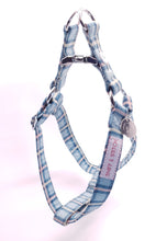 Load image into Gallery viewer, Comfy Cotton Blue Tartan Harness
