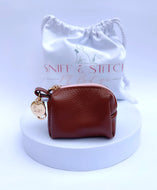 Brown & Pink Poo Bag holder