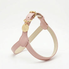 Load image into Gallery viewer, Puppy Pink Leather step-in Harness
