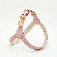 Puppy Pink Leather step-in Harness