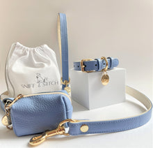 Load image into Gallery viewer, Azure Blue Traditional Dog Collar
