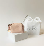 Plush Pink Poo Bag Holder