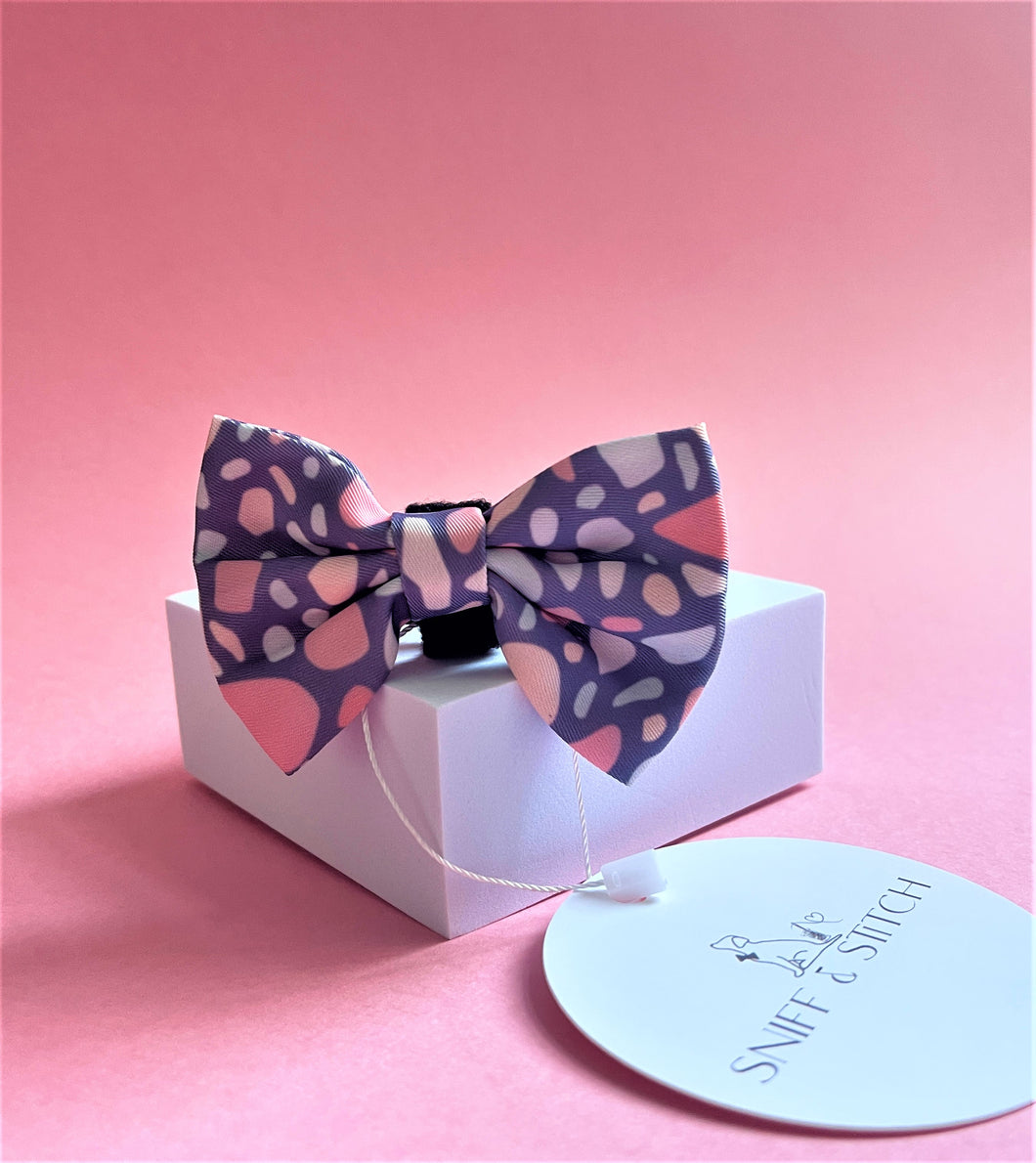 Trendy Terrazzo Bow Tie